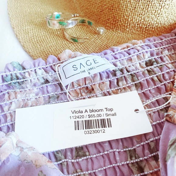 Sage the Label Viola A Bloom top - Picture 13 of 15